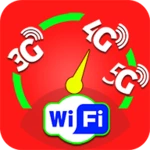 online 4g internet speed meter android application logo